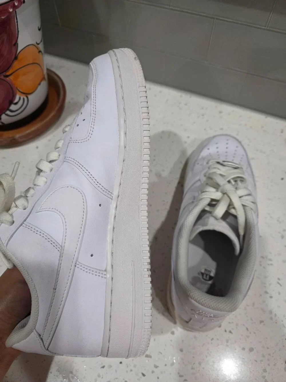 Nike Air Force 1 Low '07 Triple White Size 8.5M / 10W CW2288-111
